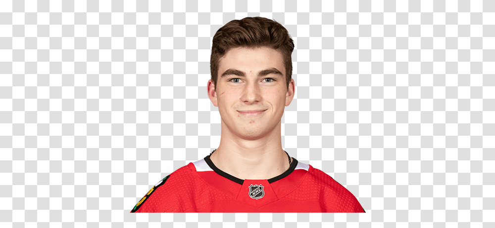 Kirby Dach Stats News Videos Highlights Pictures Bio Ilya Samsonov Espn, Clothing, Person, Sleeve, Face Transparent Png