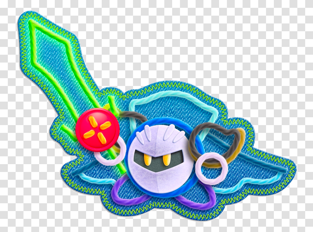 Kirby Epic Yarn Meta Knight Boss, Rug, Pattern Transparent Png