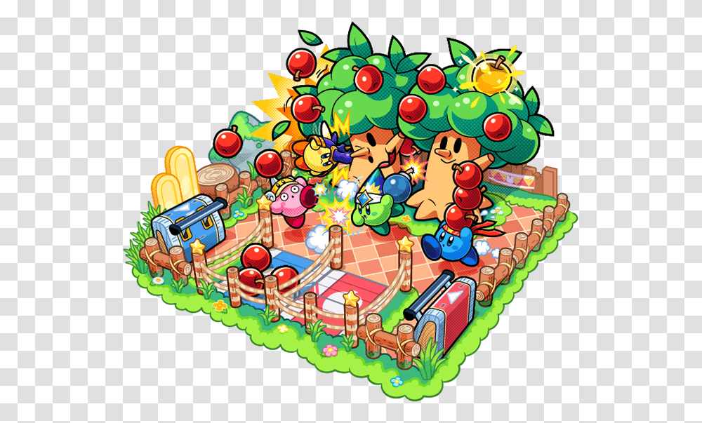 Kirby Face Kirby Battle Royale For, Birthday Cake, Dessert, Food, Plant Transparent Png