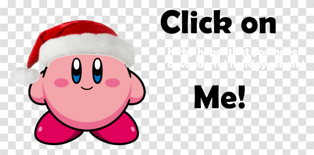 Kirby Has A Very Special Message For You Kirby Nintendo, Plant, Snowman, Winter, Outdoors Transparent Png