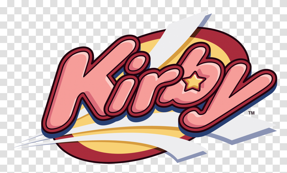 Kirby Kirby Logo, Label, Text, Food, Dynamite Transparent Png