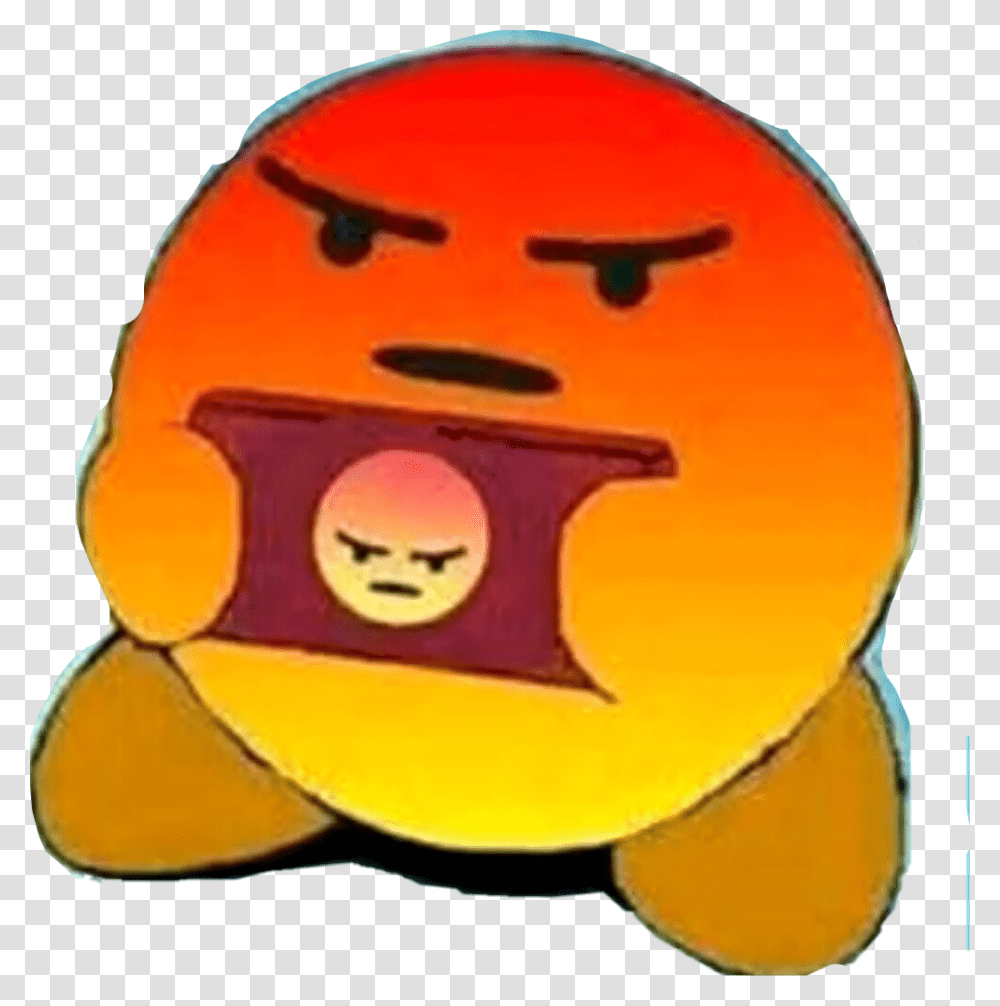 Kirby Mad Triggered Funny Red Memes, Helmet, Apparel, Outdoors Transparent Png