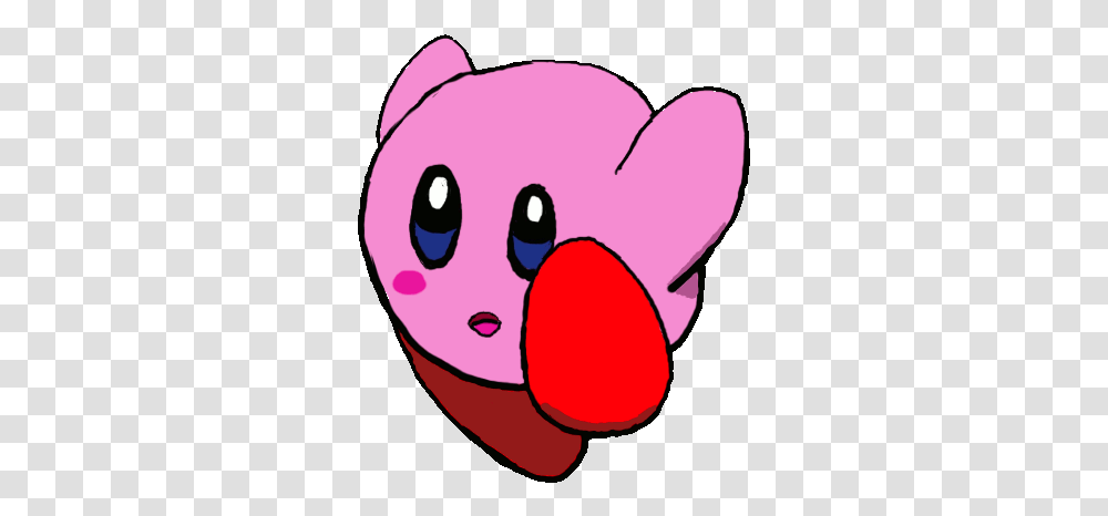 Kirby Running By Goombablood Heart Running De Gif Cartoon, Performer, Clown, Photography, Giant Panda Transparent Png