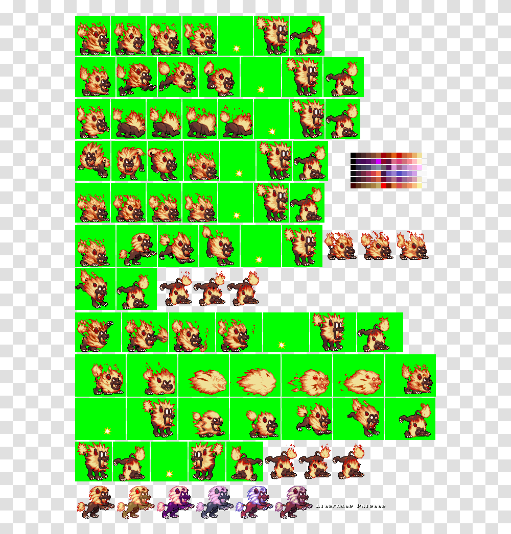 Kirby Sprite Kirby Sprite Sheet Fire, Word, Alphabet, Person Transparent Png