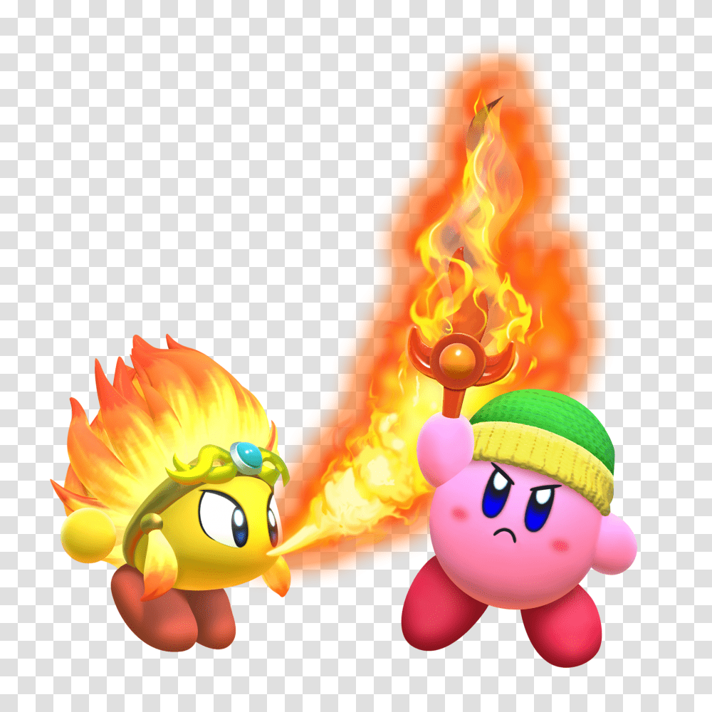 Kirby Star Allies Picture 723576 Kirby Star Allies Burning Leo, Fire, Flame, Light, Bonfire Transparent Png