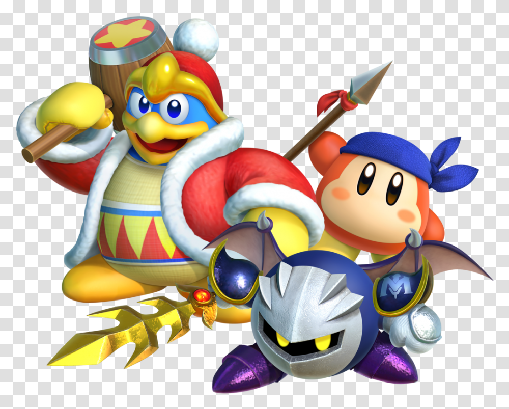 Kirby Star Allies Picture Meta Knight Kirby Star Allies, Super Mario, Toy, Pac Man Transparent Png