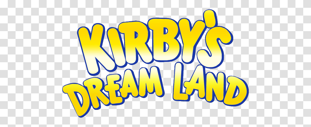 Kirbys Dream Land Logo, Label, Alphabet, Word Transparent Png