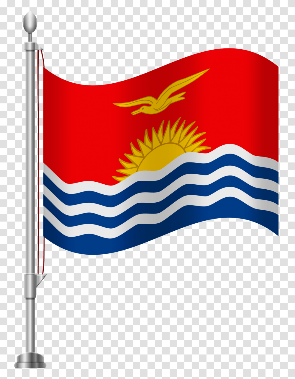 Kiribati Flag Clip Art, American Flag Transparent Png