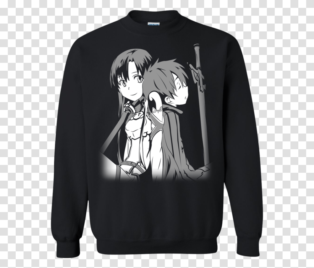 Kirito And Asuna, Apparel, Sleeve, Sweatshirt Transparent Png