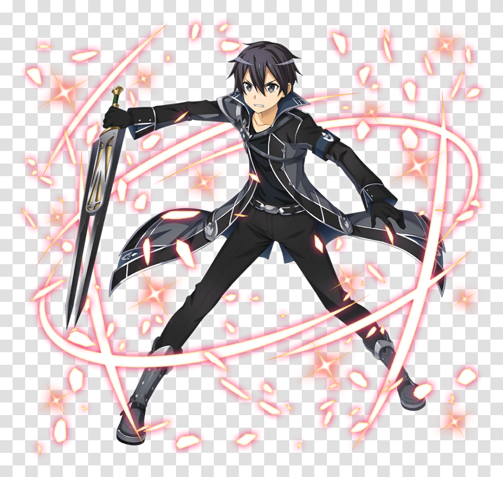 Kirito And Asuna, Comics, Book Transparent Png