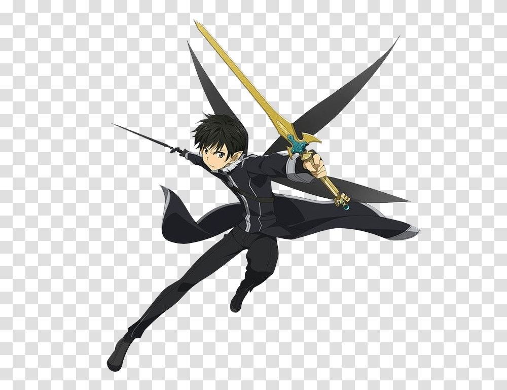 Kirito Vs Battles Wiki Fandom Powered, Person, Human, Bow, Duel Transparent Png