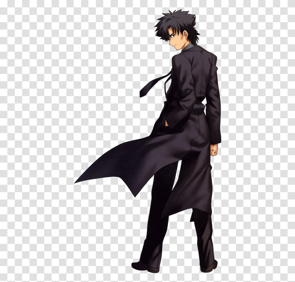 Kiritsugu Emiya Anime Character In Suit, Apparel, Coat, Person Transparent Png
