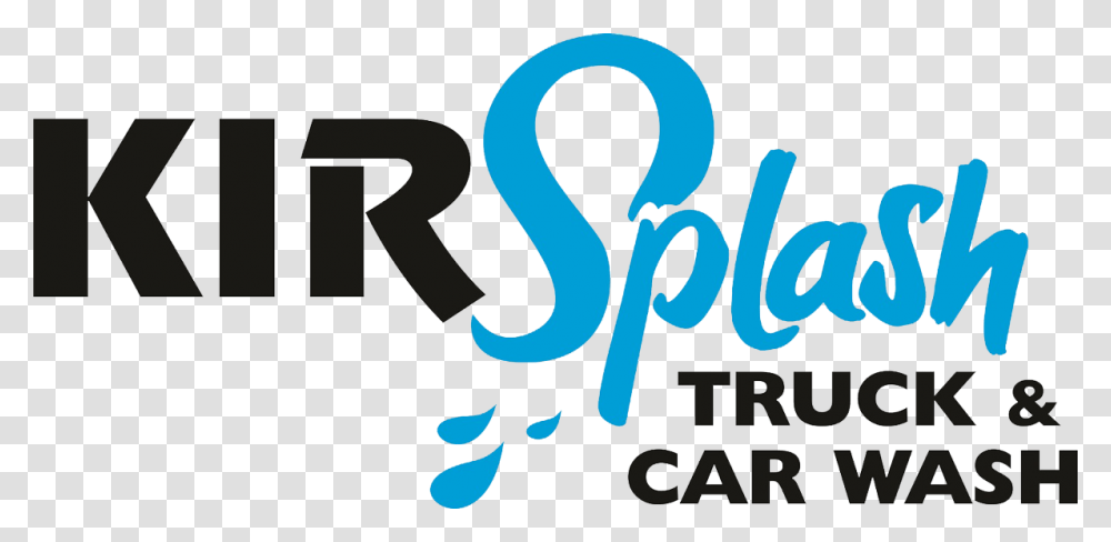 Kirsplash Truck Amp Car Wash Logo Graphic Design, Alphabet, Number Transparent Png