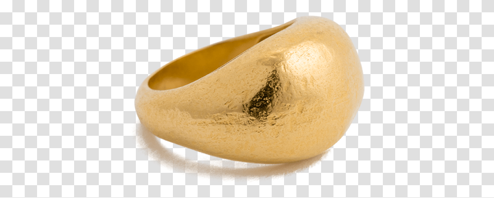 Kirstin Ash Golden Light Dome Ring Gold Ring, Banana, Fruit, Plant, Food Transparent Png