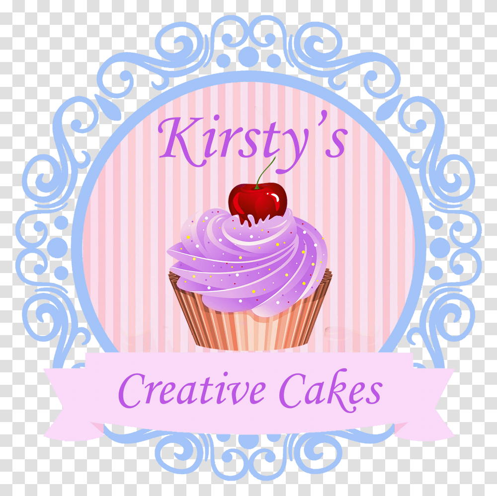 Kirstys Creative Cakes Monogram Designer, Cupcake, Cream, Dessert, Food Transparent Png