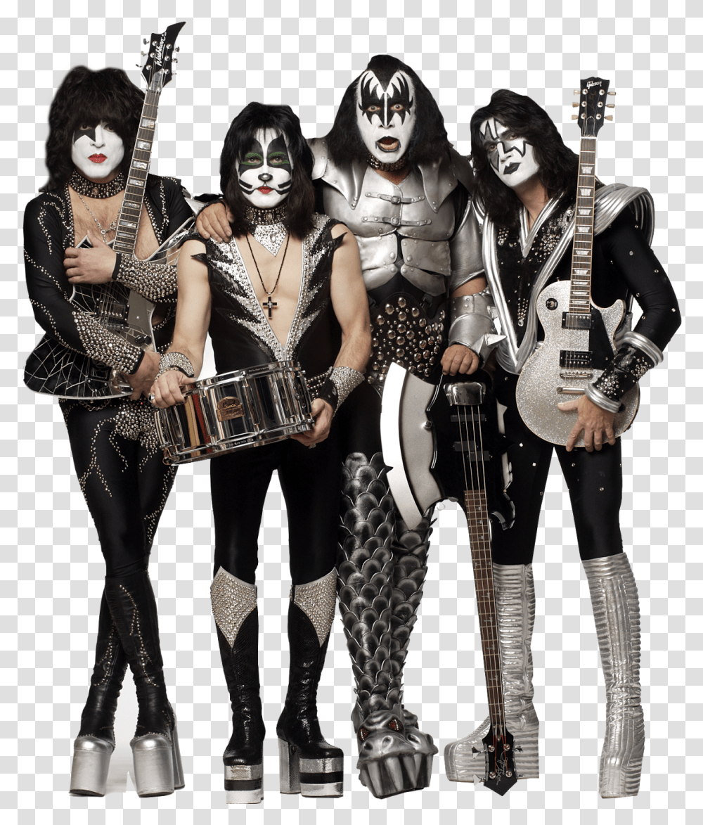 Kiss Band Background, Musician, Person, Musical Instrument, Human Transparent Png
