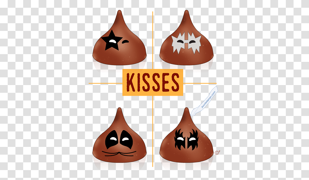 Kiss Band Hersheys Kisses Music Chocolate Kiss And Kiss Band, Plant, Food, Produce, Vegetable Transparent Png