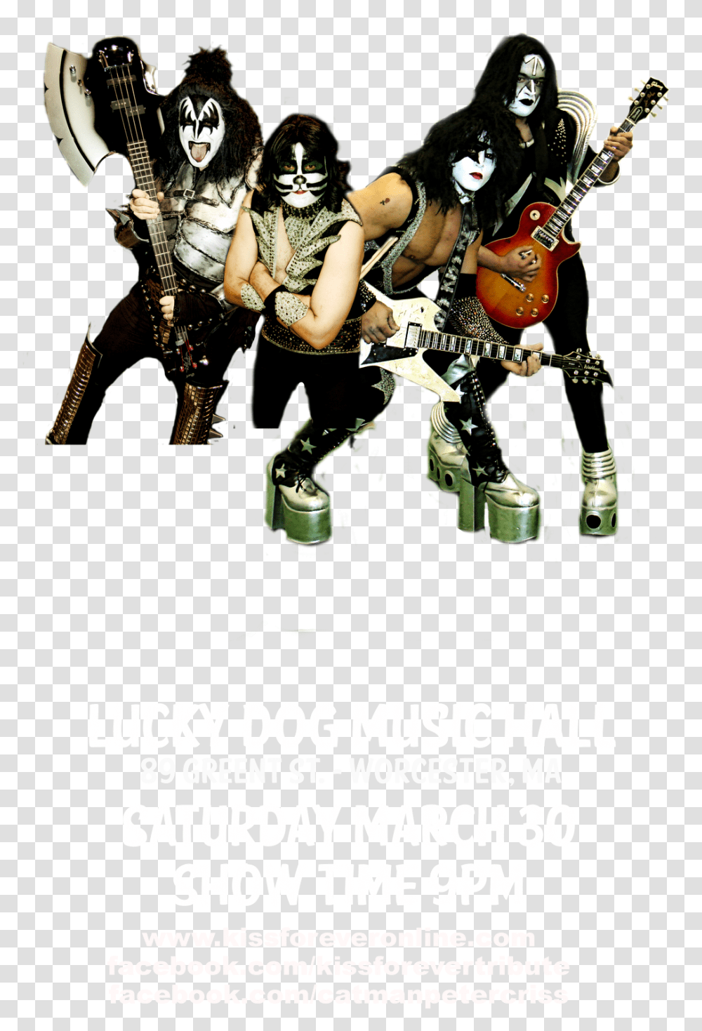 Kiss Band Kiss Band, Guitar, Leisure Activities, Musical Instrument, Poster Transparent Png
