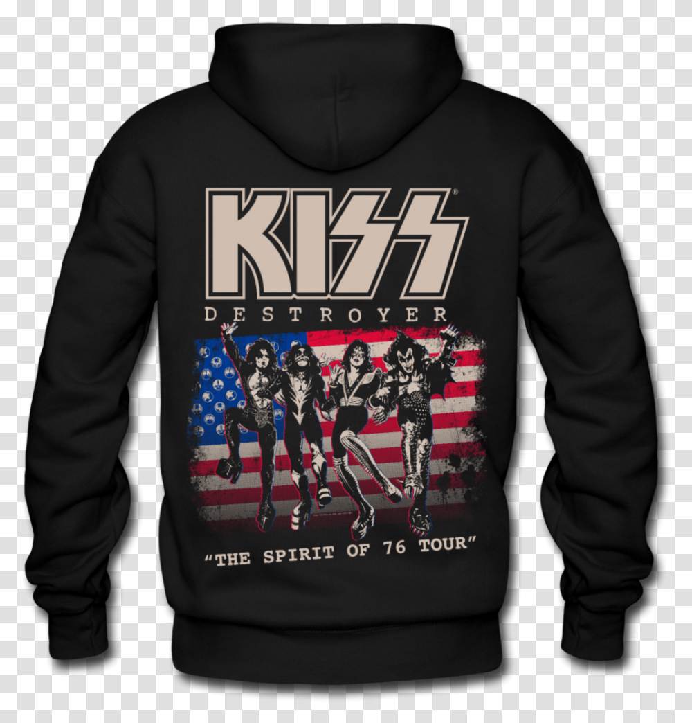 Kiss Band Pullover Hoodies Download Kiss Destroyer Spirit Of, Apparel, Sweatshirt, Sweater Transparent Png