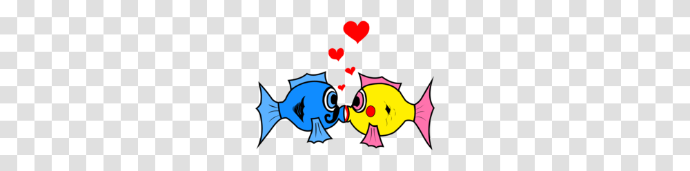 Kiss Clipart, Animal, Person, Fish, Sea Life Transparent Png