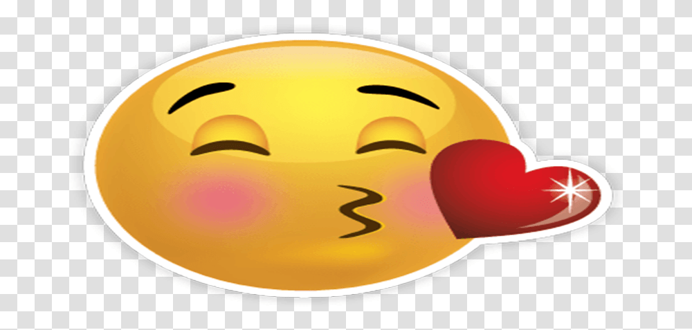 Kiss Clipart Emoji Fb Free For Love Emoji, Plant, Food, Mask, Graphics Transparent Png