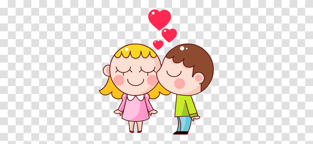 Kiss Clipart Sweet, Kid, Child, Drawing, Girl Transparent Png