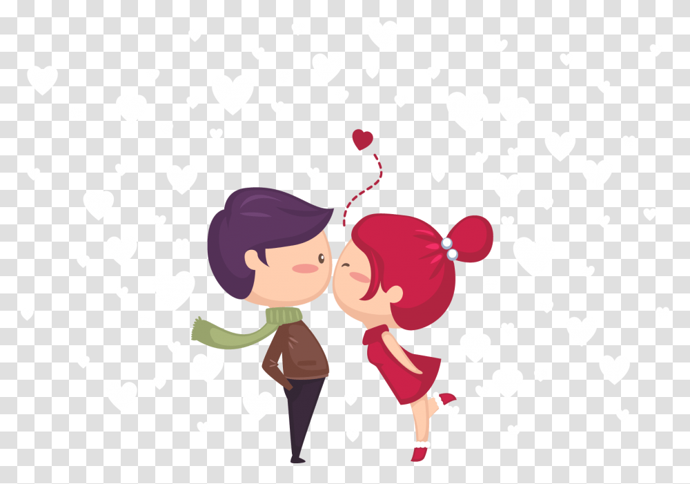 Kiss Cute Cute Valentines Day, Person, Crowd, Doodle Transparent Png