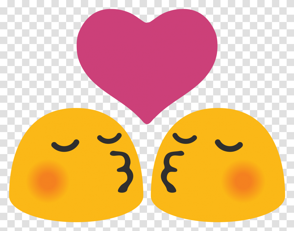 Kiss Emoji For Facebook Email Sms Google Kiss Emoji, Heart, Sweets, Food, Confectionery Transparent Png