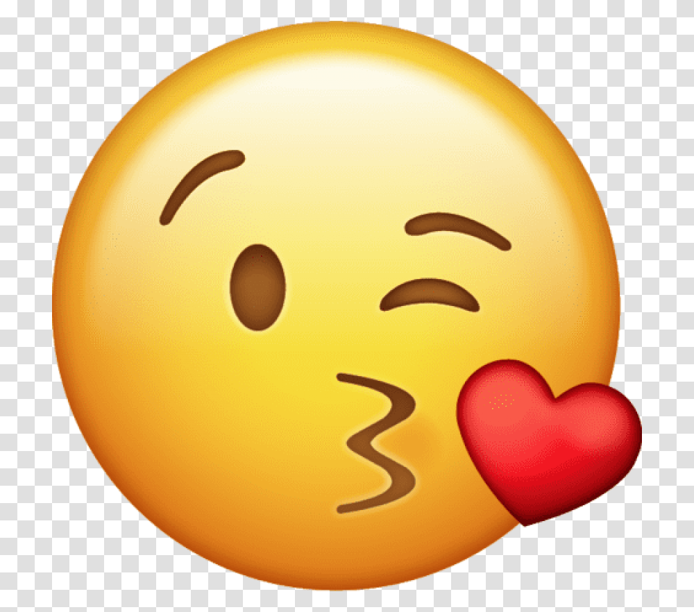 Kiss Emoji Icon, Ball, Food, Balloon, Egg Transparent Png