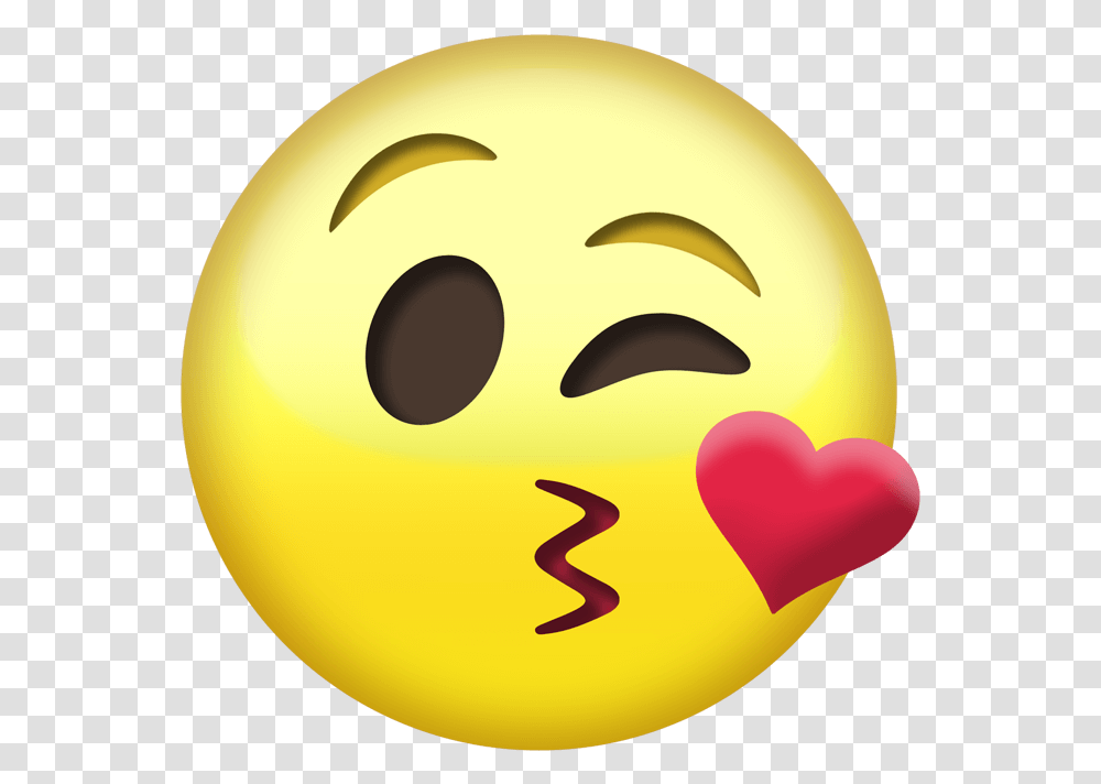 Kiss Emoji Smiley Huawei P20 Lite, Ball, Sphere Transparent Png