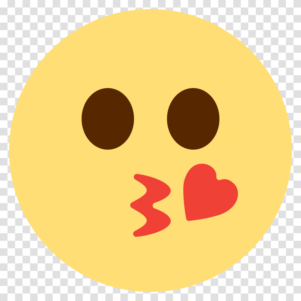 Kiss Emoji Svg Cut File Circle, Label, Face, Ball Transparent Png