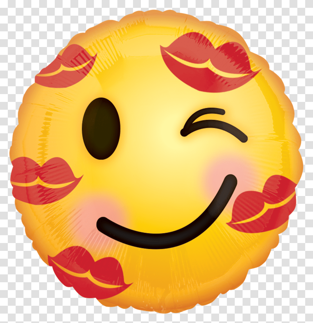 Kiss Emoticons Balloon, Food Transparent Png