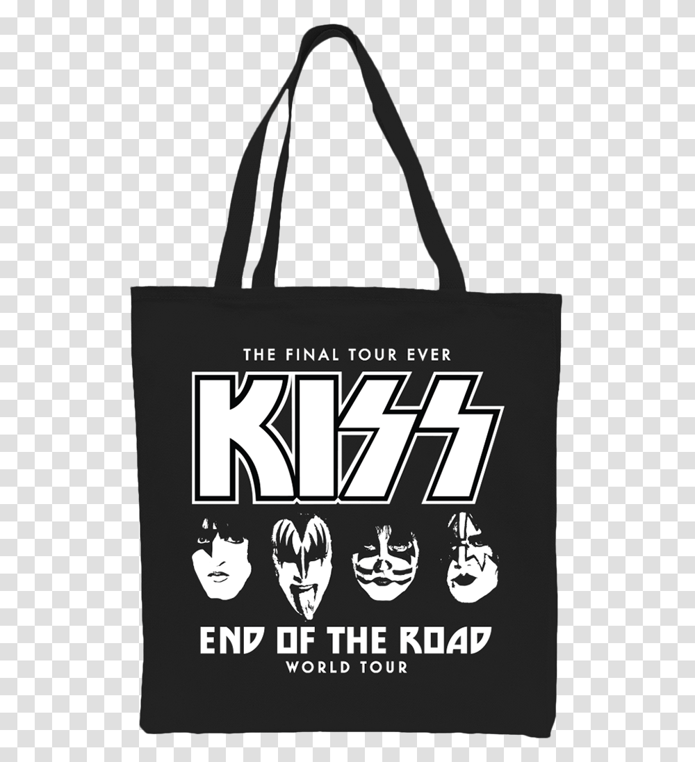 Kiss End Of The Road Tote, Poster, Advertisement, Tote Bag, Shopping Bag Transparent Png