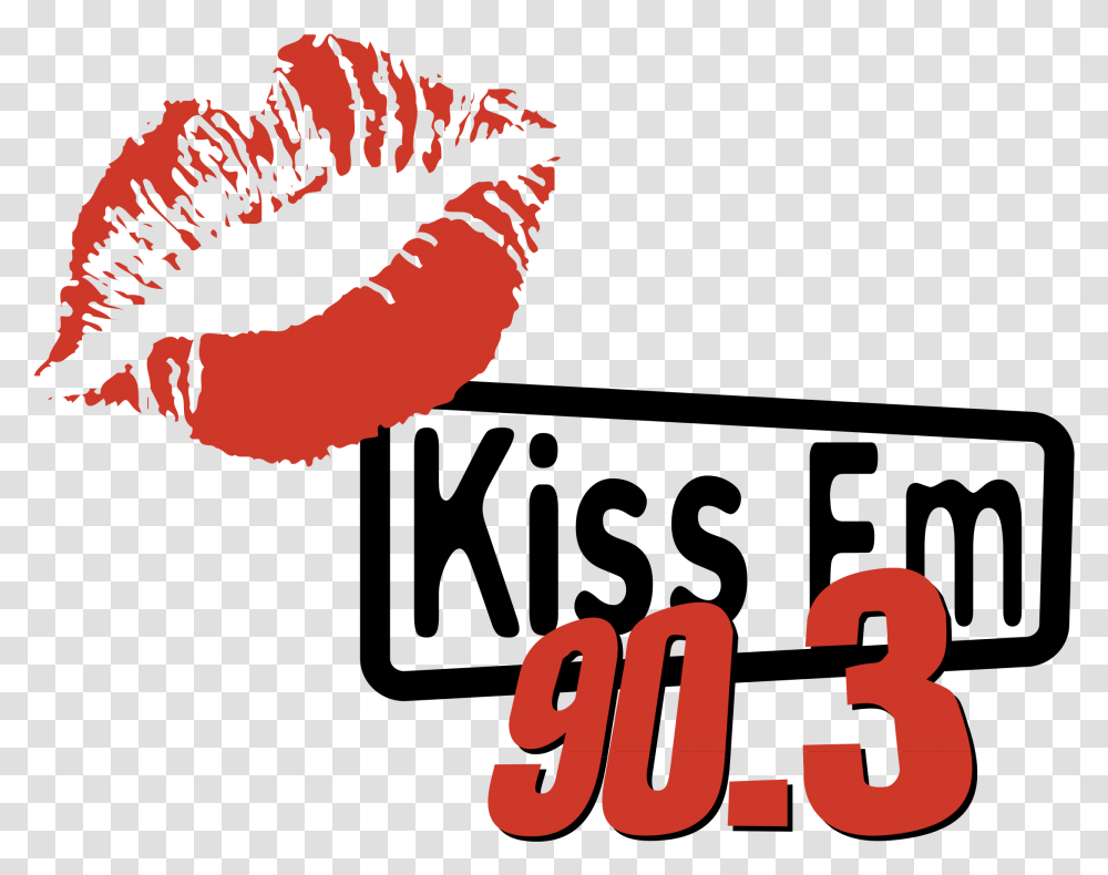 Kiss Fm 90 3 Logo Scalable Vector Graphics, Mouth, Lip, Poster Transparent Png