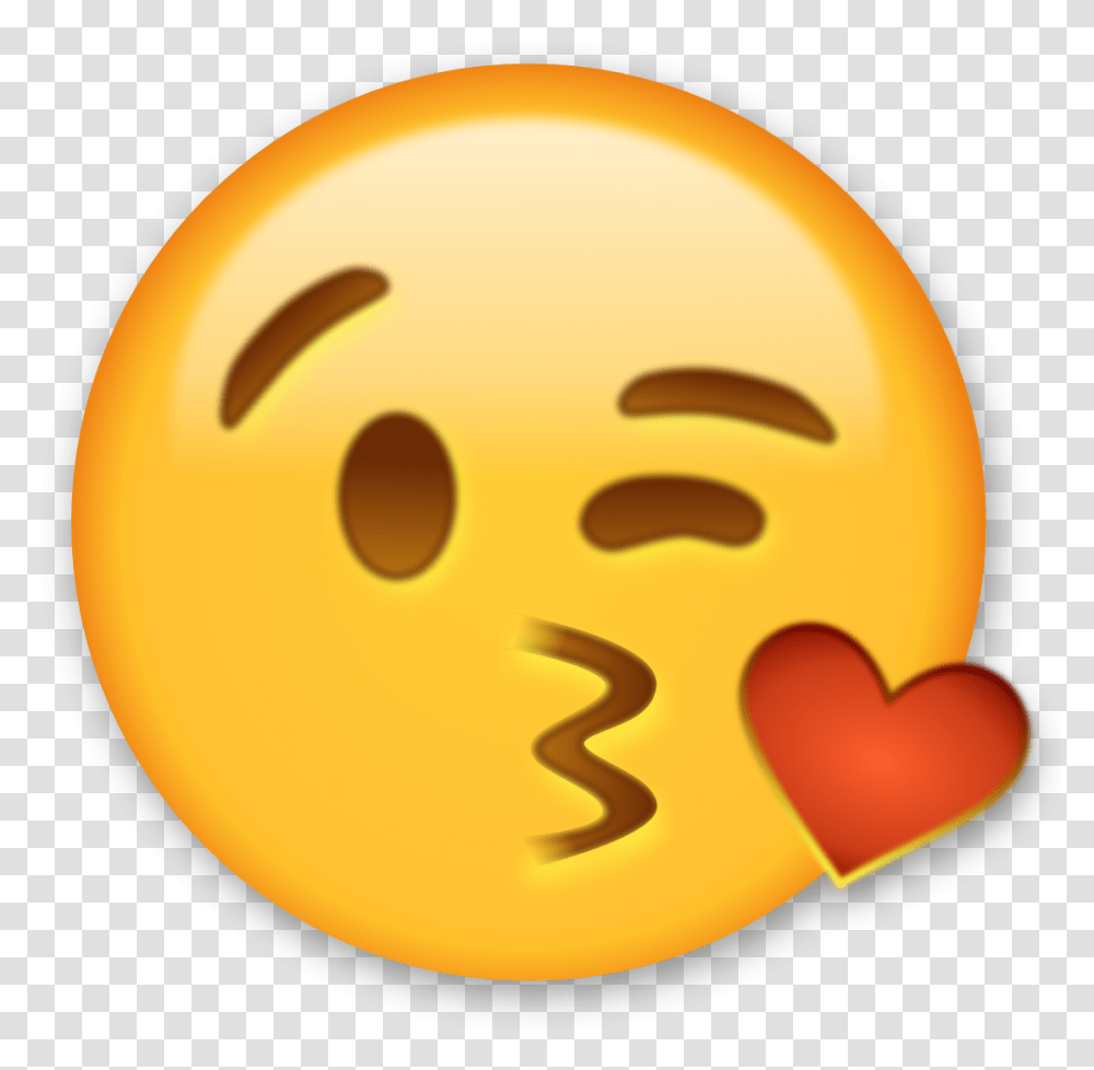 Kiss Heart Emoji, Food, Sweets, Confectionery, Cookie Transparent Png