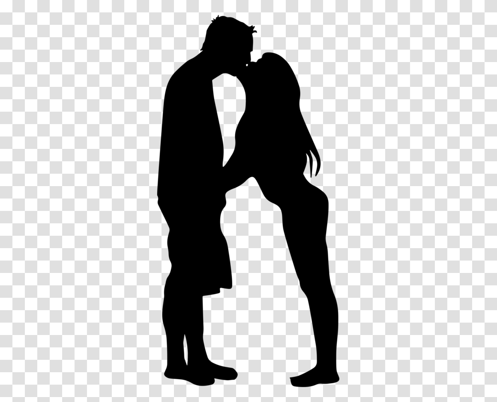 Kiss Intimate Relationship Silhouette Love Couple, Gray, World Of Warcraft Transparent Png