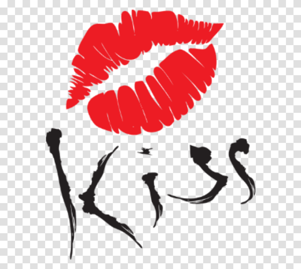 Kiss Love Lips Mouth Sticker By Amanda Illustration, Tongue, Teeth Transparent Png