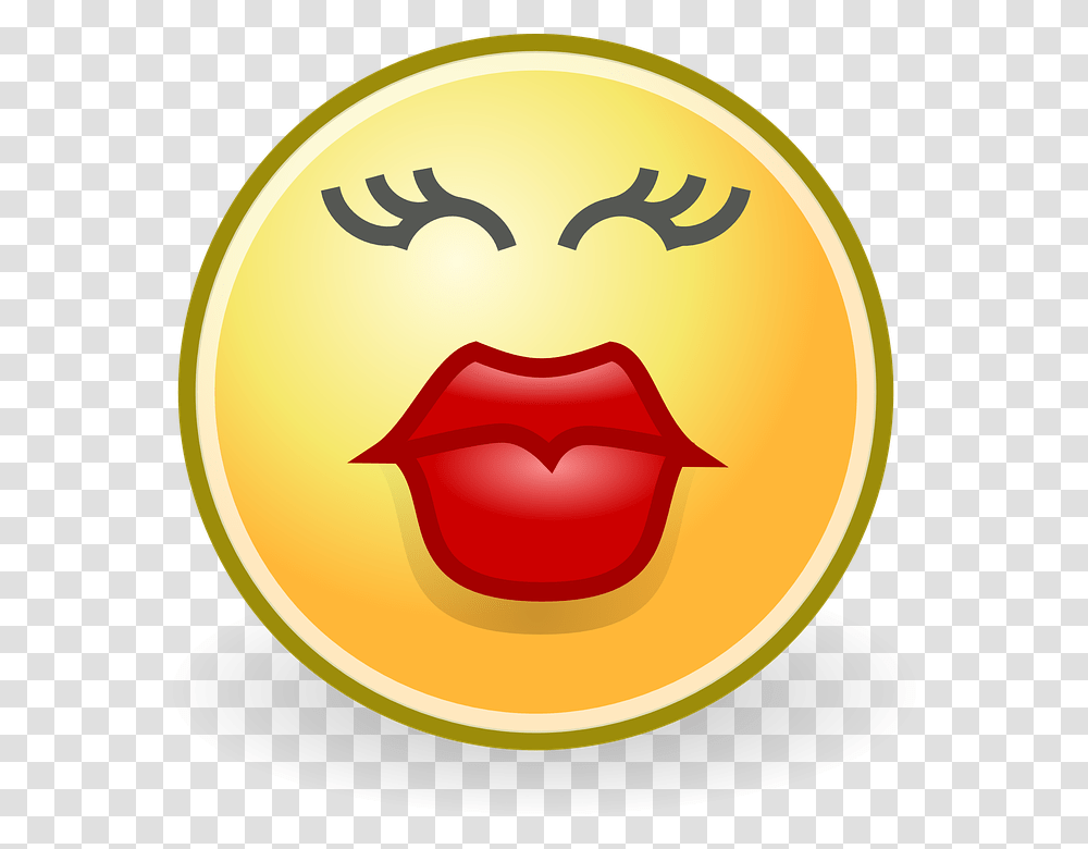 Kiss Love Smiley Free Vector Graphic On Pixabay Kissing Lips Clipart, Label, Text, Mouth, Logo Transparent Png