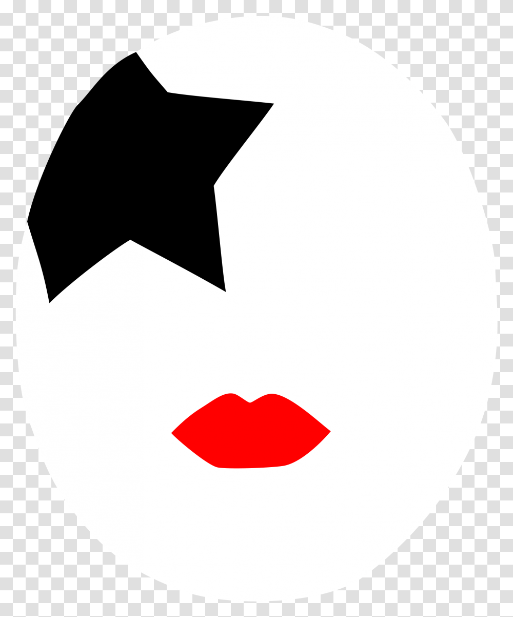 Kiss Makeup Kiss Makeup Stencils, Star Symbol, Snowman, Winter Transparent Png