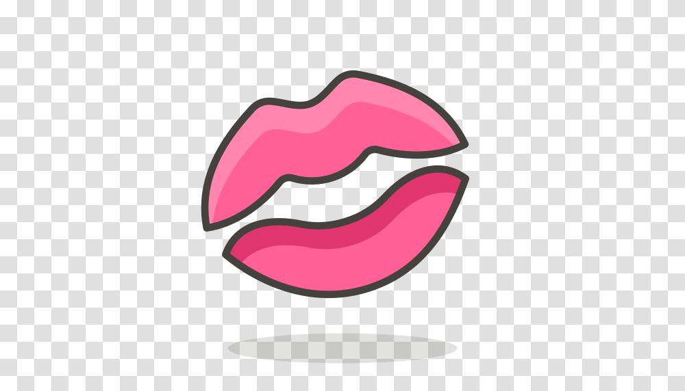 Kiss Mark Icon Free Of Free Vector Emoji, Mouth, Lip, Tongue Transparent Png
