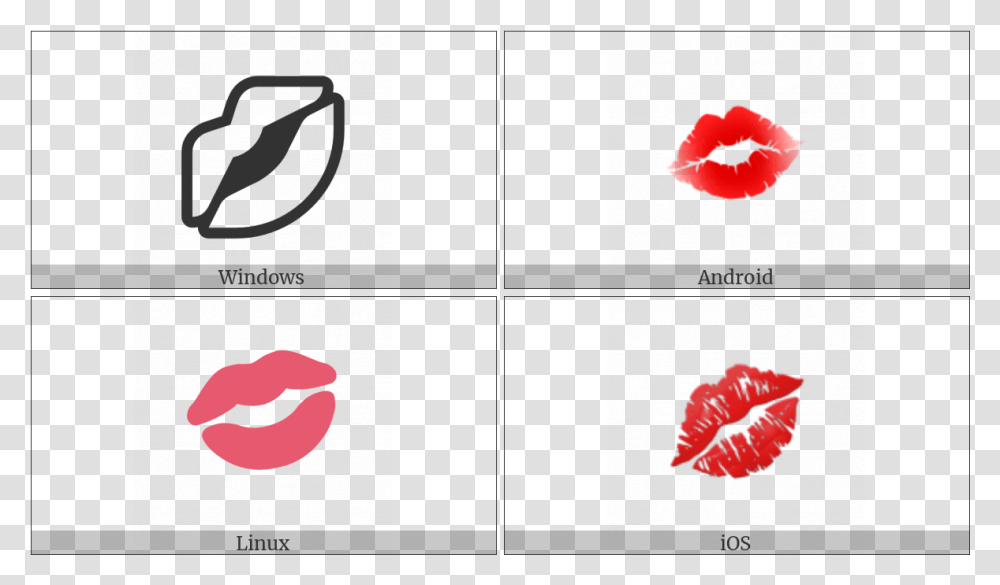 Kiss Mark On Various Operating Systems, Plant, Animal, Flower Transparent Png