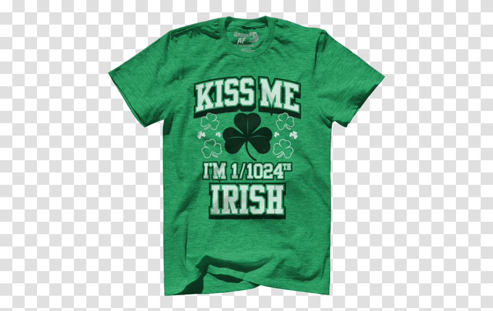 Kiss Me I'm Irish Active Shirt, Apparel, T-Shirt Transparent Png