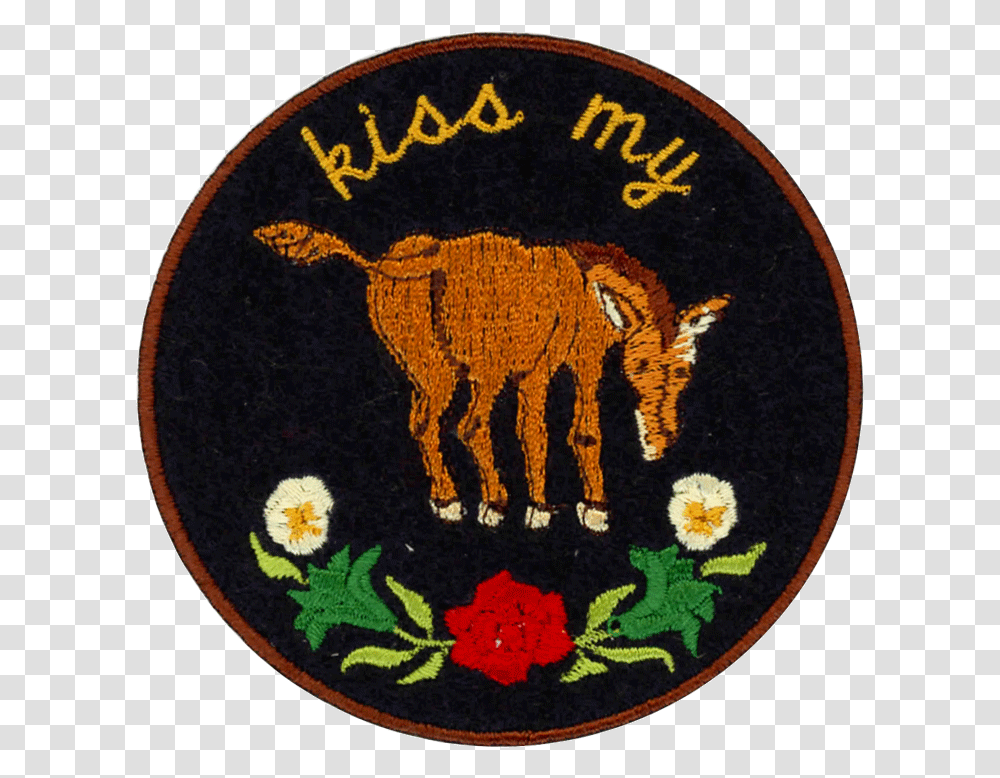Kiss My A Emblem, Logo, Trademark, Rug Transparent Png