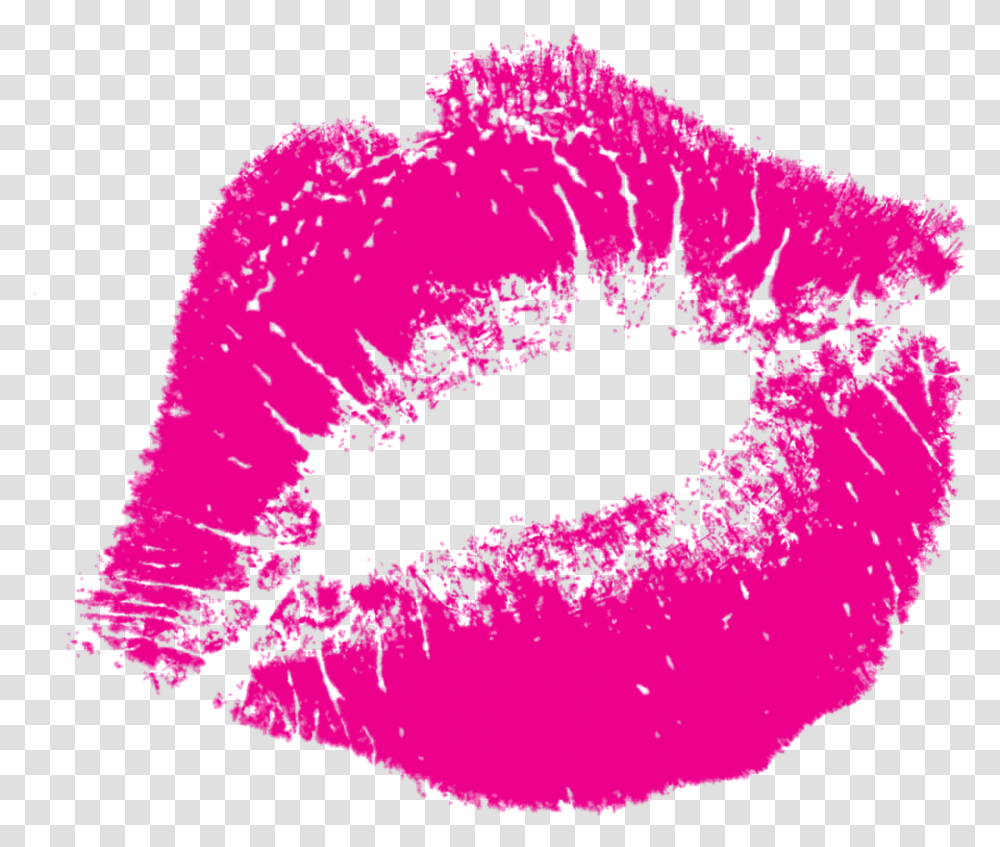 Kiss Purple Lips Pink Lipstick Kiss, Mouth, Heart Transparent Png