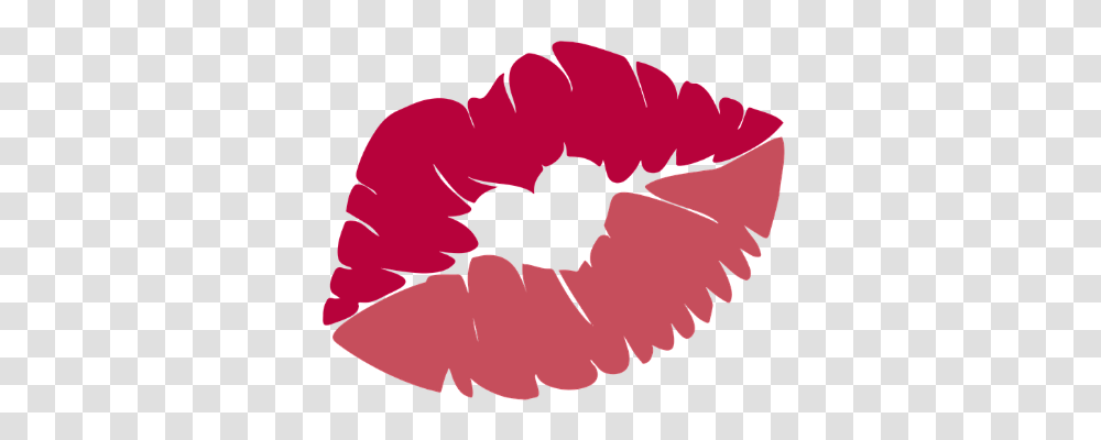 Kiss Red Lips Emoji Ftestickers Mouth, Plant, Hand, Flower, Blossom Transparent Png