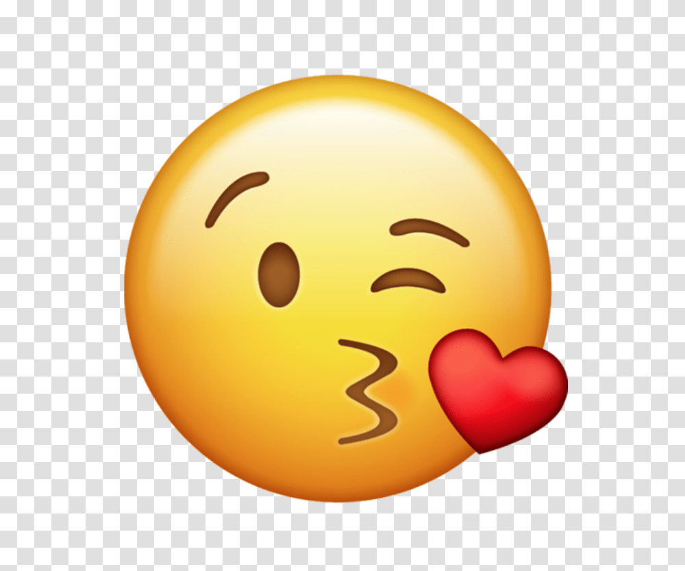 Kiss With Heart Iphone Emoji Jpg Kiss Emoji, Sweets, Food, Confectionery, Gold Transparent Png