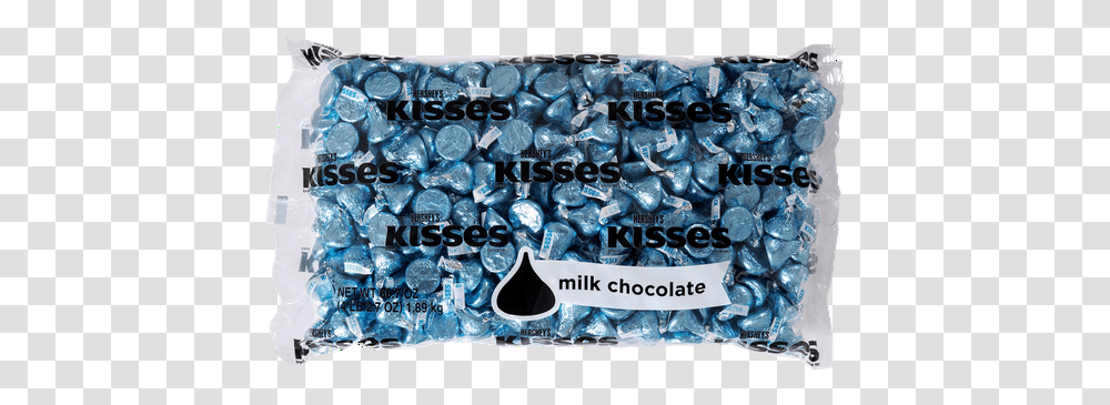 Kisses Milk Chocolates With Light Blue Foils 667 Oz Blue Hershey Kisses, Nature, Outdoors, Ice, Gemstone Transparent Png