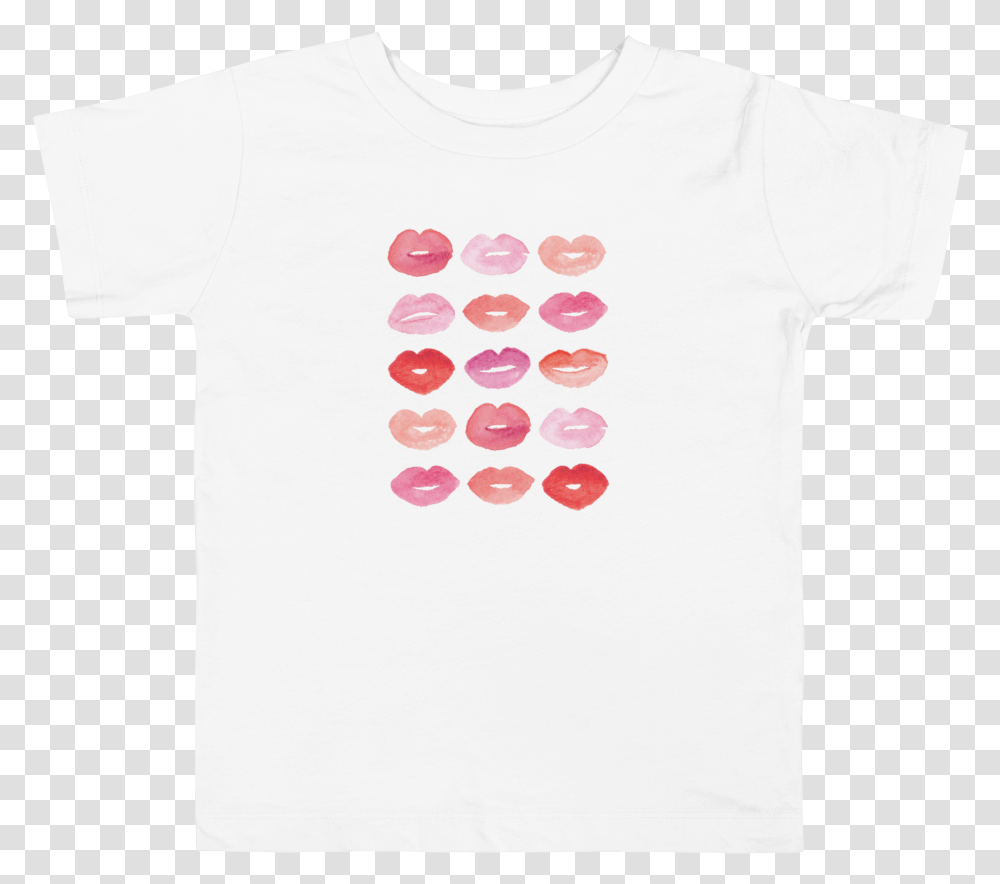 Kisses Shirt Mockup Front Flat White, Apparel, T-Shirt, Sleeve Transparent Png