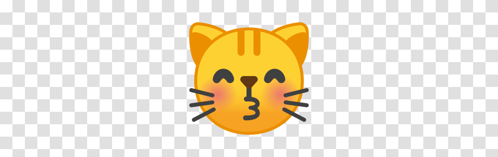 Kissing Cat Face Icon Noto Emoji Smileys Iconset Google, Label, Number Transparent Png