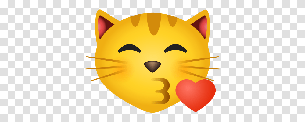 Kissing Cat Icon - Free Download And Vector Pouting Cat Emoji Meme, Balloon, Nature, Outdoors, Mask Transparent Png
